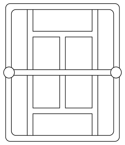 Tennis Court Coloring Page